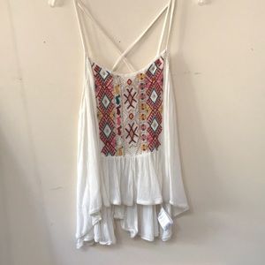 Embroidered Urban Outfitters tank